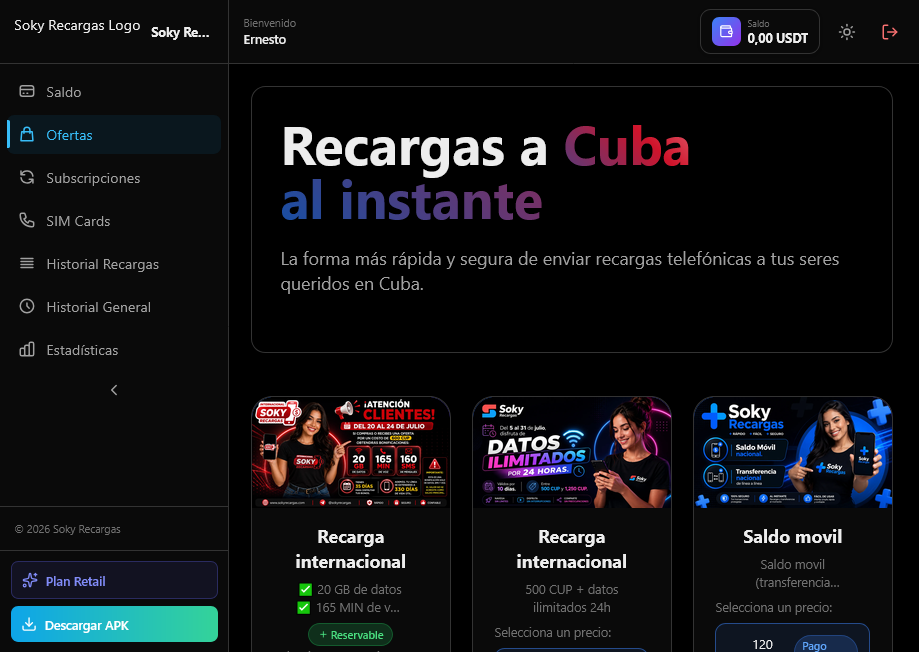 Soky Recargas